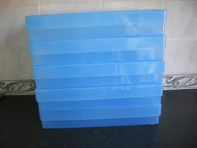 £9.95 • Buy Weston Boxes - A4 Storage Boxes For Paper & Craft Items - 5 X Light Blue