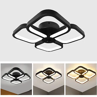 Modern LED Lamp Ceiling Lights Ceiling Light Chandeliers For Living Room Bedroom • £12.99