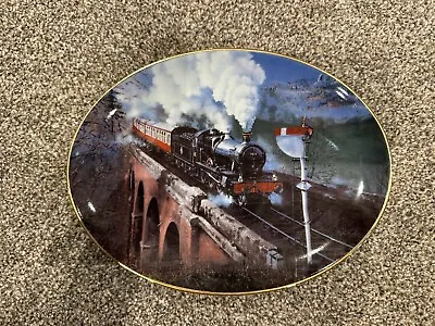 Davenport Valleys And Viaducts Train Railway Plate – Hinton Manor • £4.95