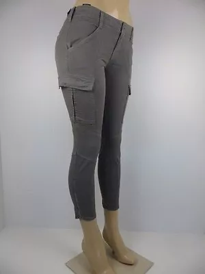 NWT J BRAND WOMENS JEANS CROPPED HOULIHAN SKINNY CARGO Size 24 Retail $268 • $95.99