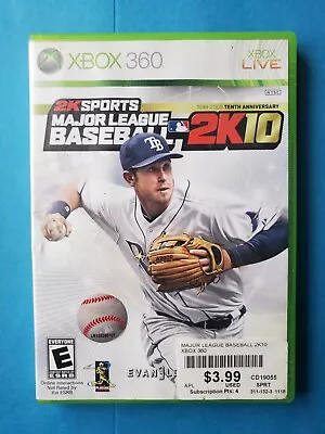 Major League Baseball 2K10 Xbox 360 Tested & Works Fast Shipping • $2.09