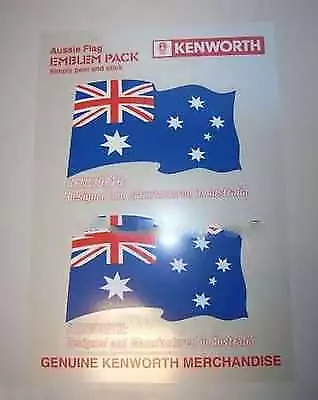 Genuine Kenworth Aussie Flag Emblem Pack • $31.50