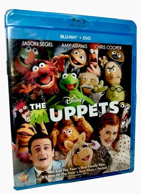 Disney THE MUPPETS Amy Adams Jason Segel Blu-ray & DVD Combo Pack New • $9