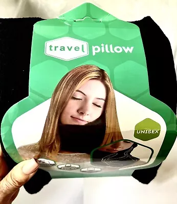 Travel Super Soft Travel Neck Support Pillow - Black • $35