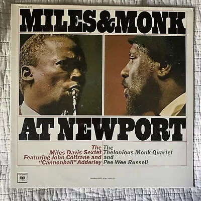MILES & MONK At Newport Vinyl LP  Record Album 180 Gram AUDIOPHILE Numbered • $29.99