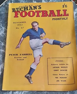 Charles Buchan's  Football Monthly   November 1953 • £3.95