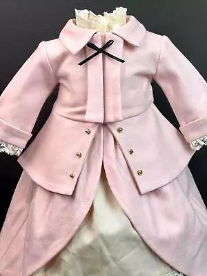 American Girl Elizabeth Pink Wool Riding Outfit~Jacket~Skirt~Underskirt~USED~AG • $41.90