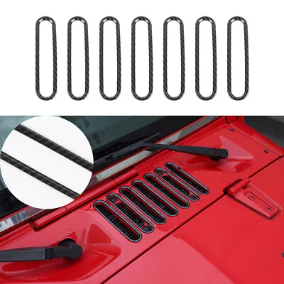 Engine Hood Air Inlet Vent Ring Cover Trim For Jeep Wrangler JK Accessories • $33.99