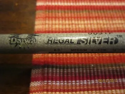 Daiwa 6' Regal Silver 2 Piece Medium Light Spinning Rod • $25