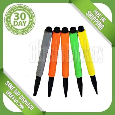 £4.49 • Buy 5pc Colour Coded Metal  Nail Punch Set 1.6mm - 4.8mm Soft Grip Hollow End Steel