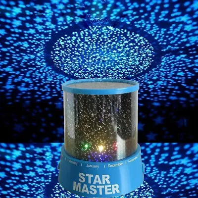 LED Galaxy Starry Sky Projector Night Light Ocean Wave Star Moon Room Decor Lamp • $5.99