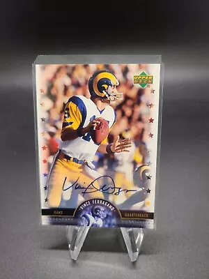 Vince Ferragamo 2005 Upper Deck NFL Legends Legendary Signatures LS-VF AUTOGRAPH • $14.99