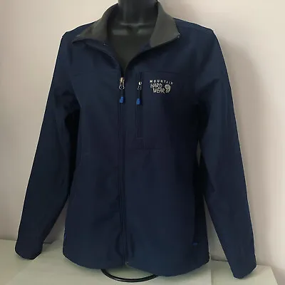 Mens Outdoor  MOUNTAIN HARD WEAR Navy Zip Pockets Jacket Great Condition • $45