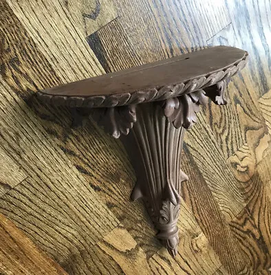 Carved Style Sconce Wall Shelf Resin/Composite 12.25” X 14.25  X 5.5  Deep  • £34.70