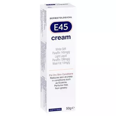 E45 Moisturising Cream For Dry Skin And Eczema 50g • $5.99