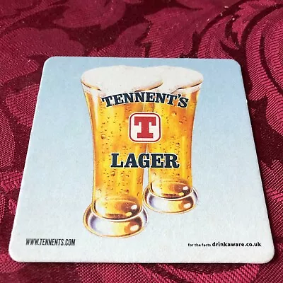 £1.35 • Buy Breweriana - Tennent's Lager - Beer Mat - T69
