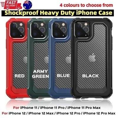 $9.88 • Buy Shockproof Heavy Duty Cover For IPhone 14 13 11 12 Pro MAX XS XR X 6 7 8 + Case