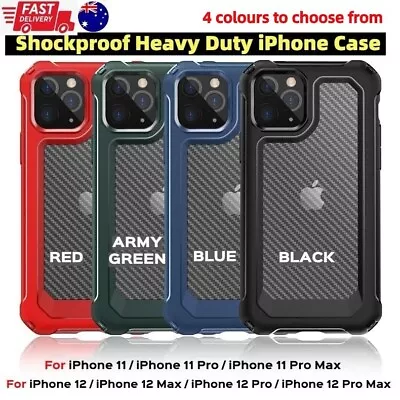 Shockproof Heavy Duty Cover For IPhone 14 13 11 12 Pro MAX XS XR X 6 7 8 + Case • $9.88