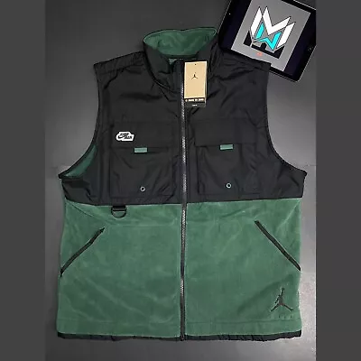 Nike Air Jordan Jumpman Fleece Flight Vest DC9661-333 Mens Medium • $63.75