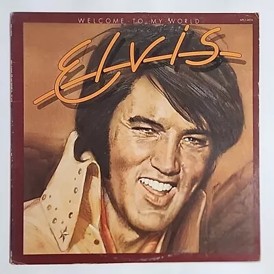 ELVIS PRESLEY - 'Welcome To My World' 12  Vinyl LP Record U.S. PRESSING RCA • $9.99