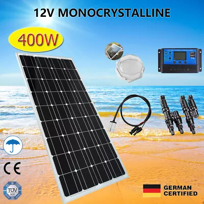 400W Mono Solar Panel Kit 12V 400 Watt Caravan Camping Home Battery Charging AU • $175