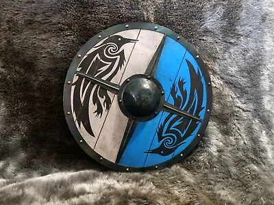 Medieval Wooden Viking 24  Round Shield • $122.11