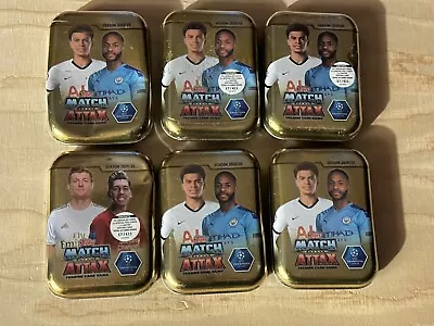 Match Attax 2019/20 19/20 Set Of 6 Sealed Mini Tins Inc Limited Edition • £4.99