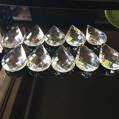 Suncatcher Lamp Prisms Hanging Drop Chandelier Glass Crystal Hanging Ornament • £6.75