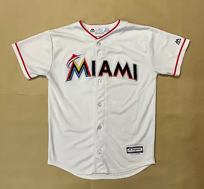 JSY087 Miami Marlins MLB Jersey #27 Stanton YOUTH Large • $23