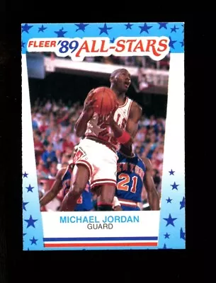 1989 Fleer Sticker Michael Jordan All-Star #3 • $8.99