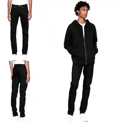 A.P.C.Black Petit New Standard Jeans Button Fly Mens 29 Slim-fit Stretch Denim • $125.95