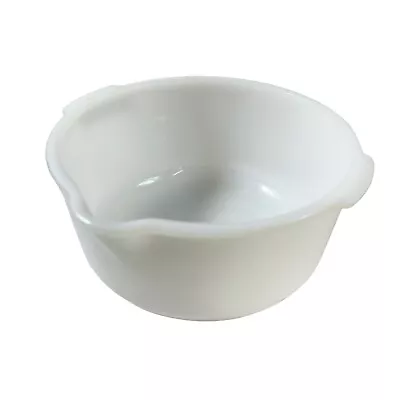 Glasbake Sunbeam  White Milk Glass Large 9 In. Mixing Bowl   • $39.93