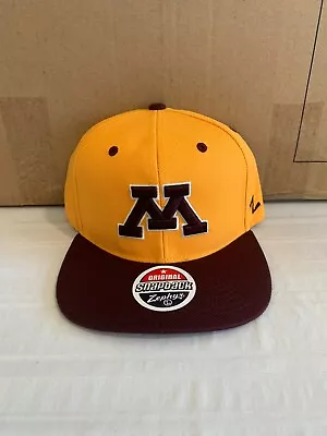 Minnesota Golden Gophers NCAA Zephyr Yellow Two-Tone Adjustable Snapback Hat • $24.99