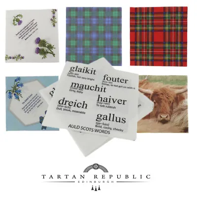 £4.75 • Buy New Scottish Burns Night Pack Of 20 Paper Napkins Serviettes - Range Of Designs