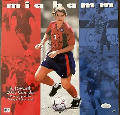 Mia Hamm Autographed Signed Autograph FULL NAME 2003 US Soccer Team Calendar JSA • $139.99