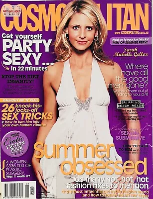 COSMOPOLITAN Magazine - Australian January 2005 Issue Sarah Michelle Gellar • $37.50