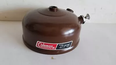 2/82 Coleman 275 Lantern Fount / Tank W Fuel Filler Cap & Pump Hold Pressure Vtg • $29.99