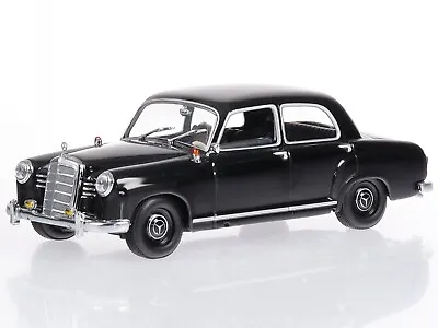 Mercedes W120 180 Ponton 1955 Black Diecast Model Car 33103 Minichamps 1:43 • $59.90