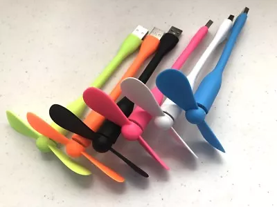 5.5  FLEX USB FAN Cooling Portable Flexible Mini For Laptop Desktop Computer Pc • $5.85