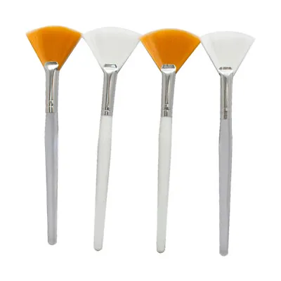 3 Pcs Face Mask Brush Face Mask Applicator Brush Soft Facial Fan Brush For Mud • £2.99