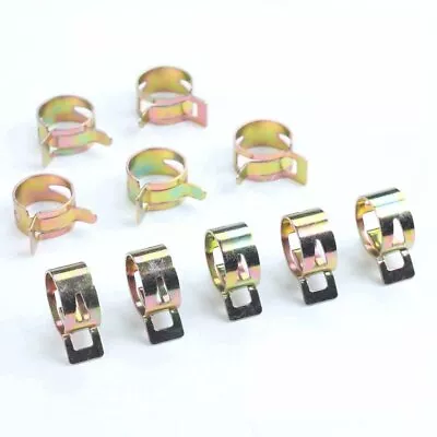 $5.93 • Buy Spring Clip Set Water Pipe Air Tube Clamps Fuel Line Silicone Vacuum Hose 5-32mm