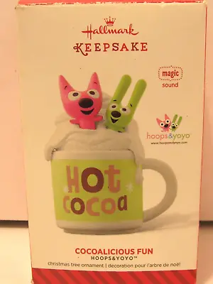 $14.99 • Buy Hallmark Keepsake Ornament 2014 Cocoalicious Fun Hoops & YoYo New In Box