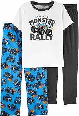 Carter's Boy's Monster Truck Rally 3-Piece Bedtime Pajama Set • $29.99