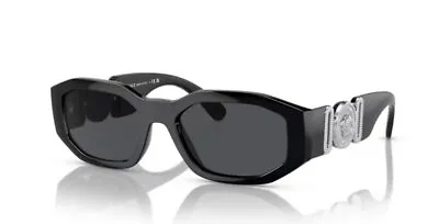 VERSACE VE4361 542287 Black Dark Grey 53mm Sunglasses • $139.95