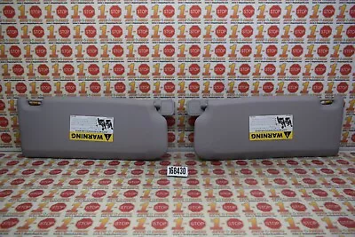 2007-2011 Volvo S40 Driver & Passenger Illuminated Sun Visor Set Oem • $41.99