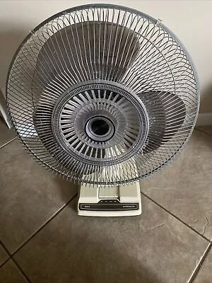 Vintage Sears 3 Speed Osculating Electric Desk Fan Model 453.80160 • $26.26