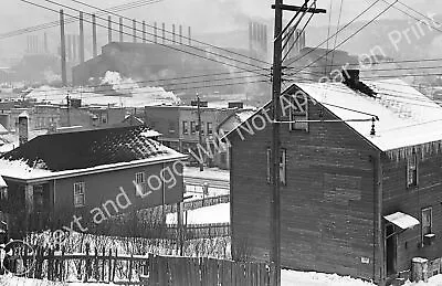 1940 Houses And Steel Mills Midland Pennsylvania Old Photo 11  X 17  Reprint • $17.84