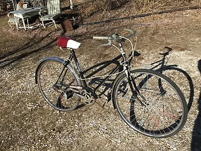 Vintage 1970s Power King Black Ladies 3 Speed Bike - Made In Japan Mid Cent • $247.50