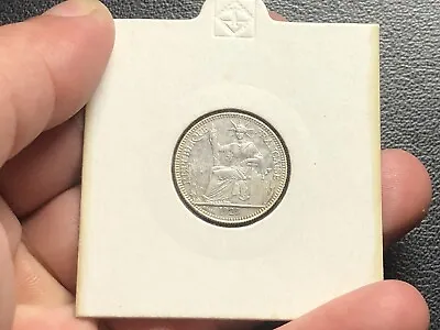 France Indochine Coins 10 Cent Silver 1929 Original Vintage_LDP Shop. • $60