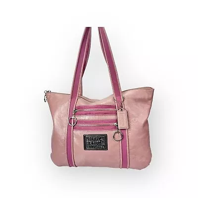 COACH 14531 Pink Rose Patent Poppy Glam Tote • $70